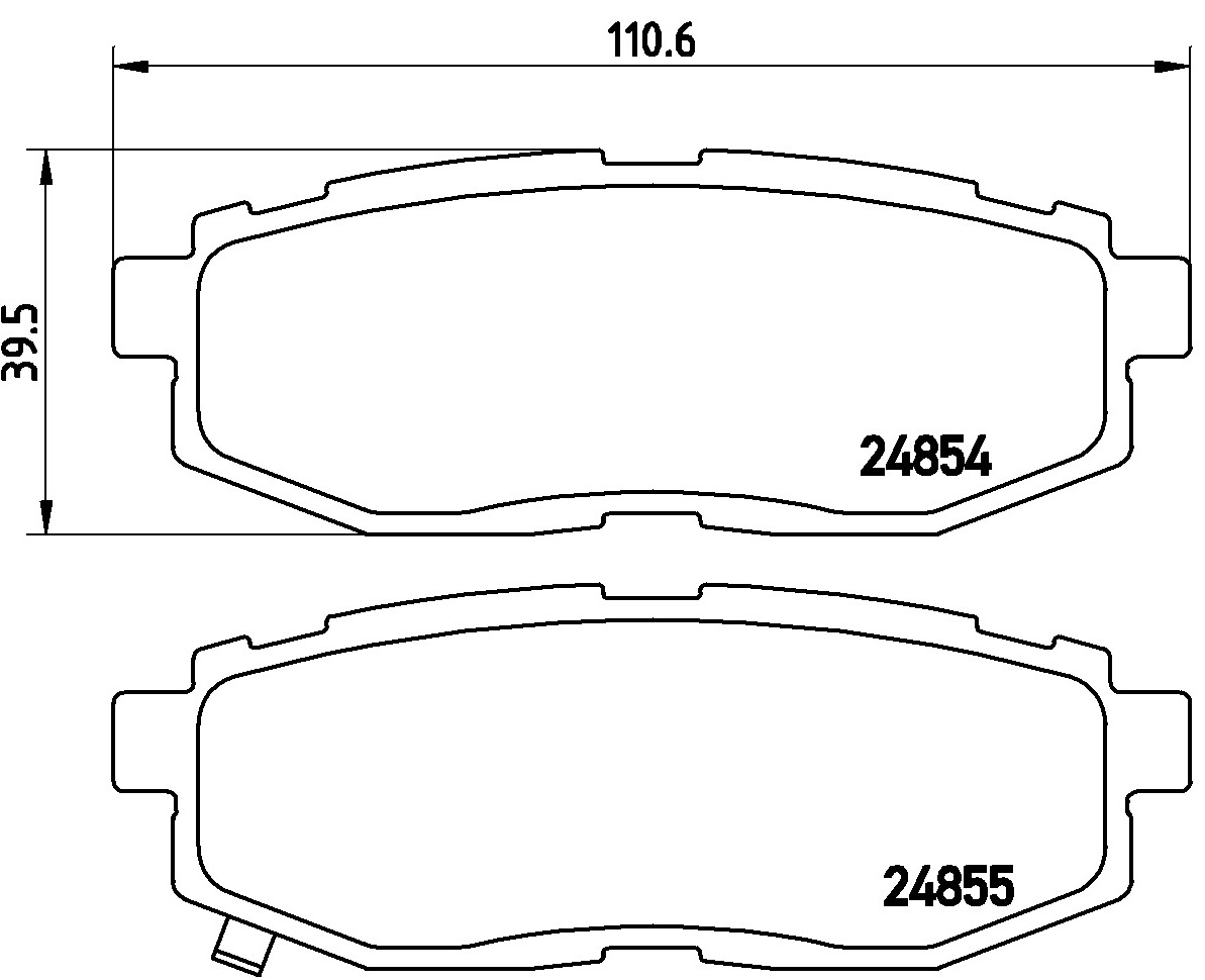 Pastiglie freno BREMBO P78018