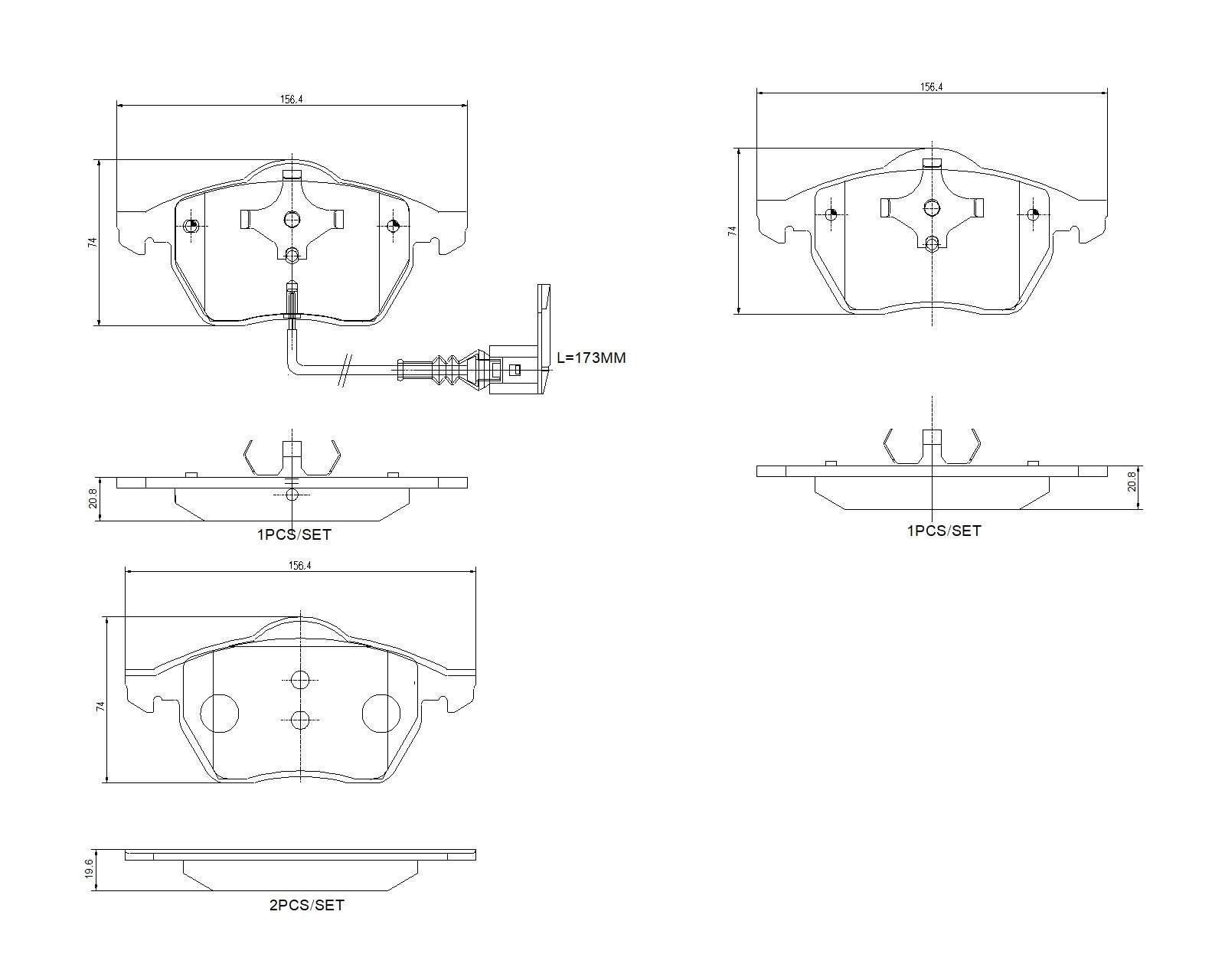 Pastiglie freno BREMBO P85045X