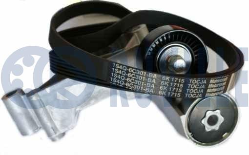 Tendicinghia, cinghia poly-v RUVILLE 541157