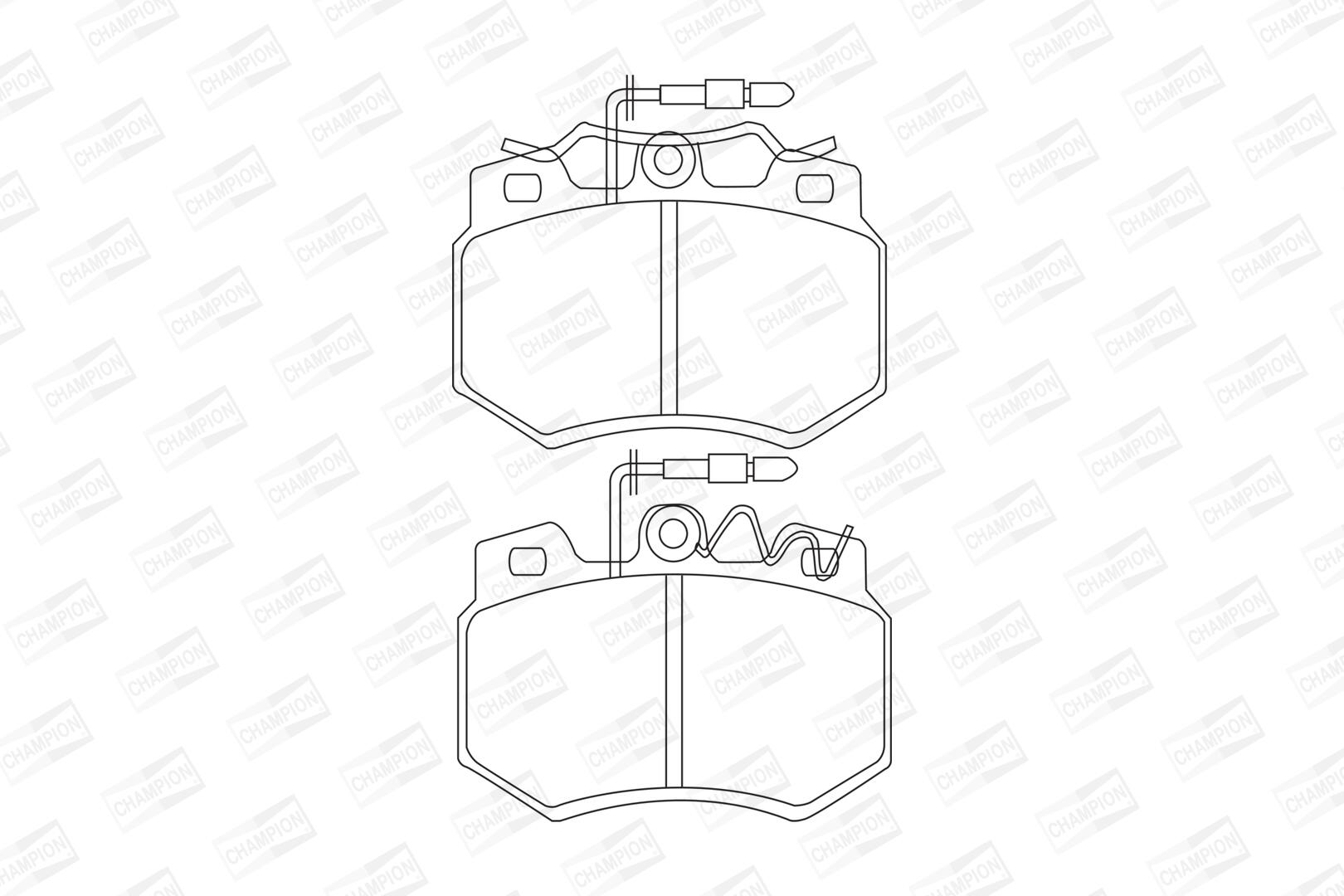 Pastiglie freno CHAMPION 571319CH