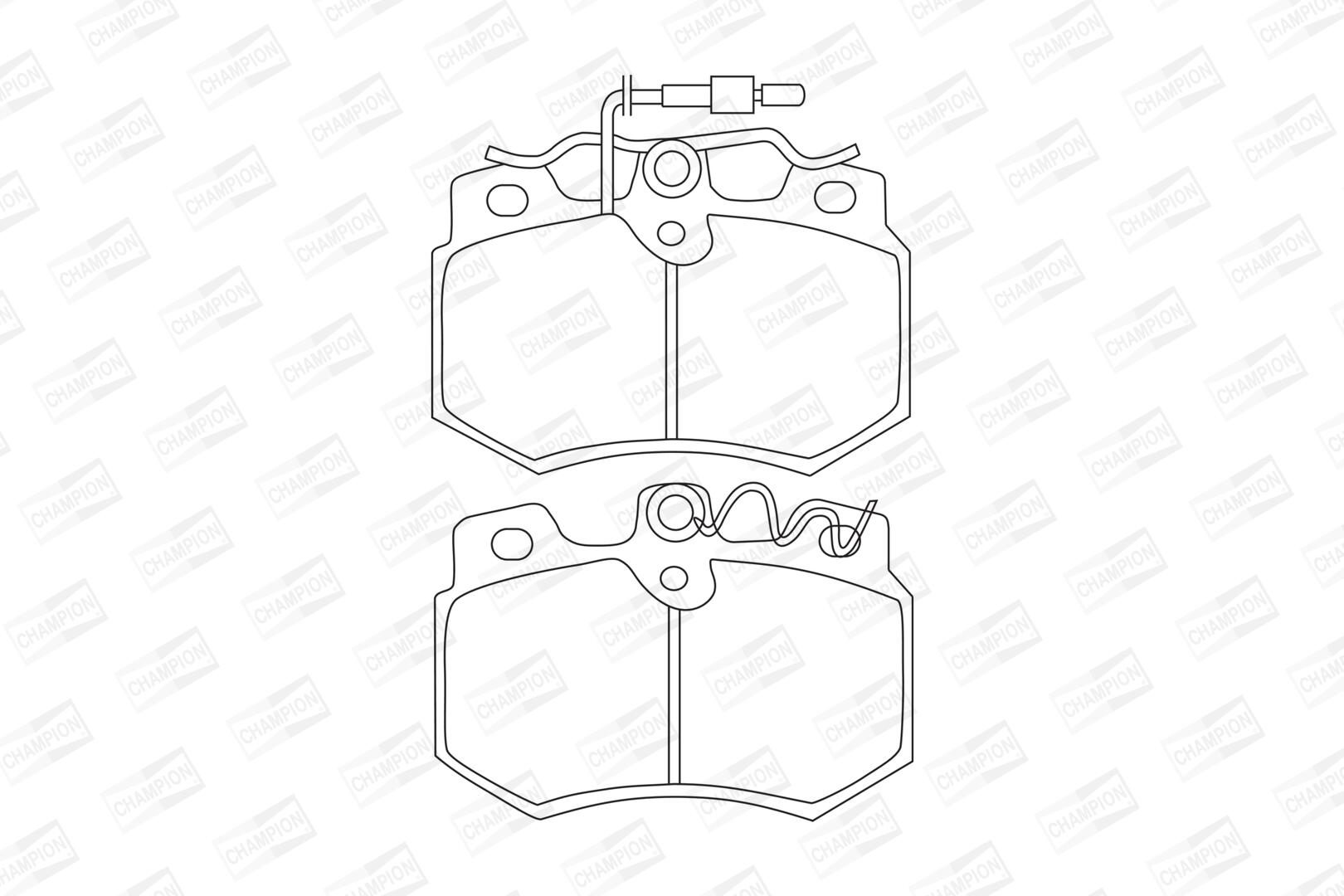 Pastiglie freno CHAMPION 571320CH
