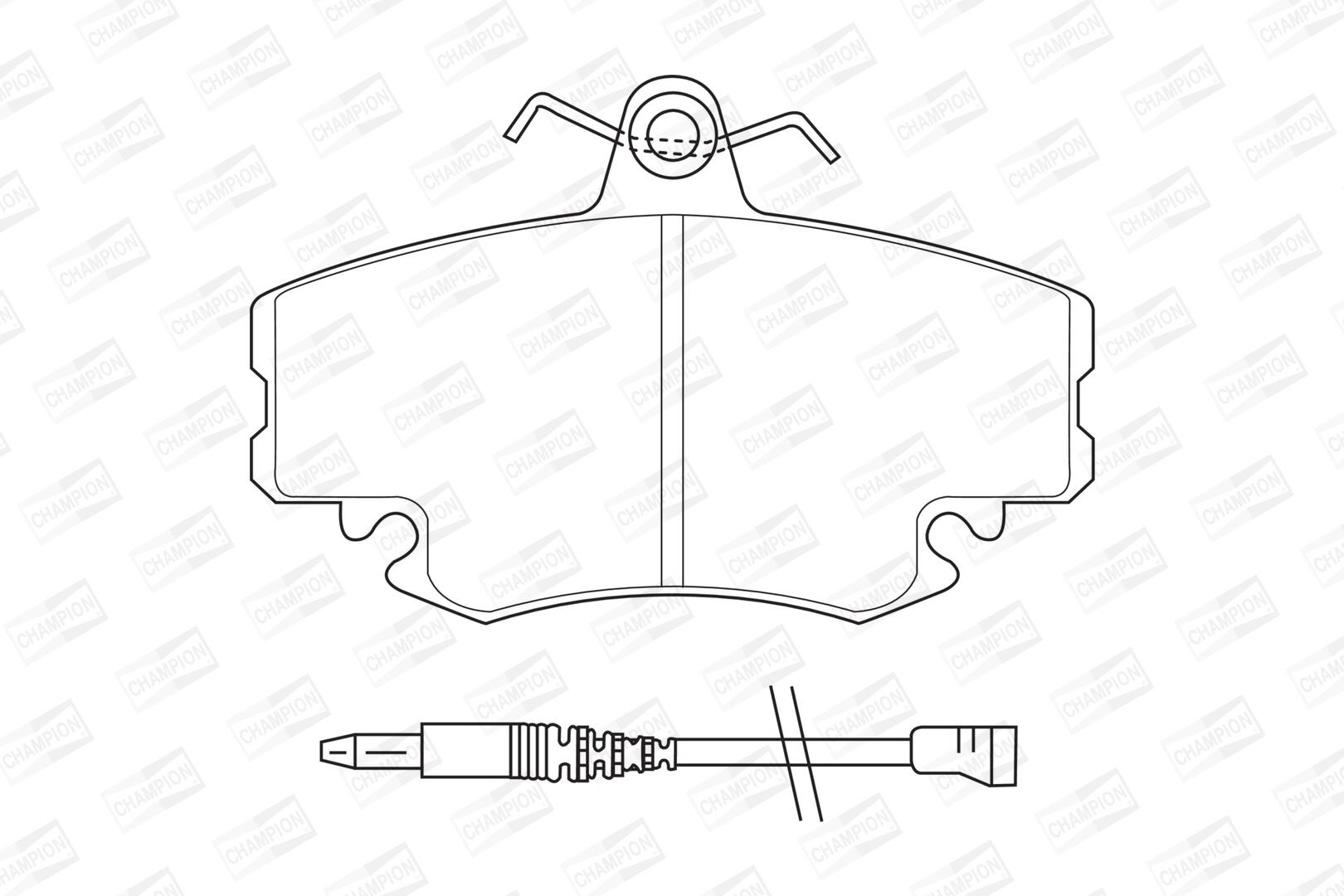 Pastiglie freno CHAMPION 571526CH