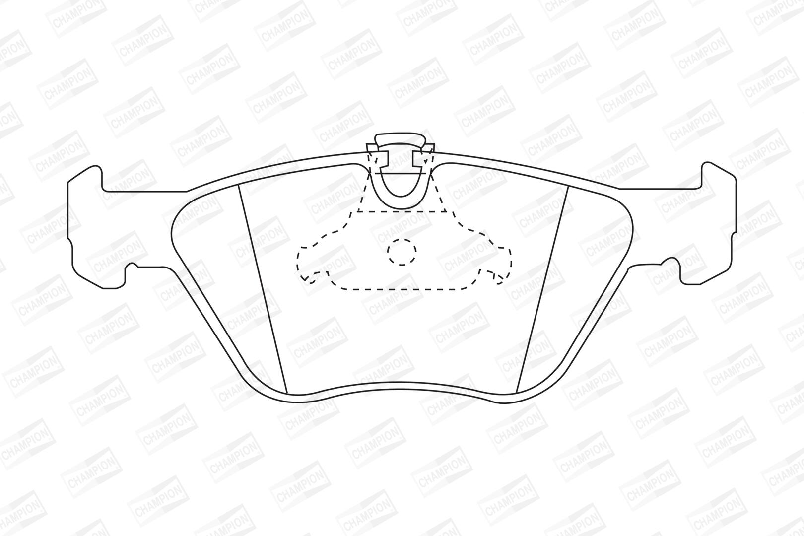 Pastiglie freno CHAMPION 571880CH