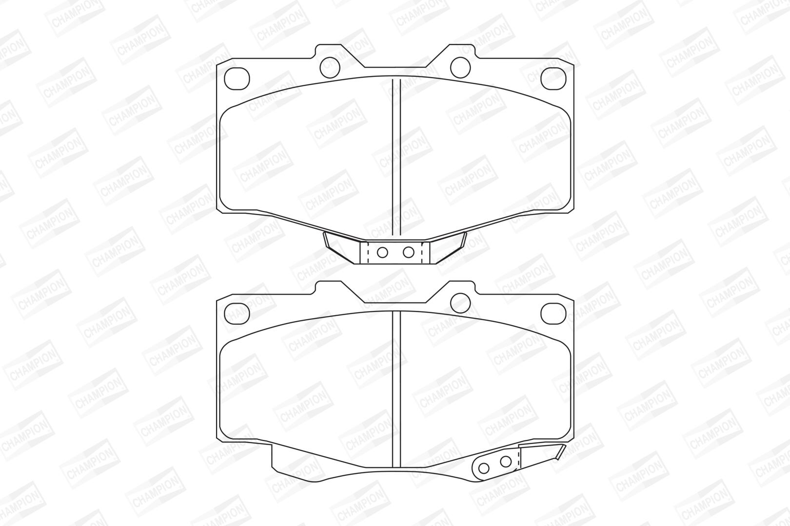 Pastiglie freno CHAMPION 572140CH
