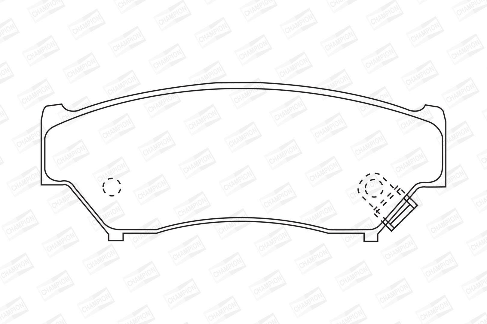 Pastiglie freno CHAMPION 572247CH