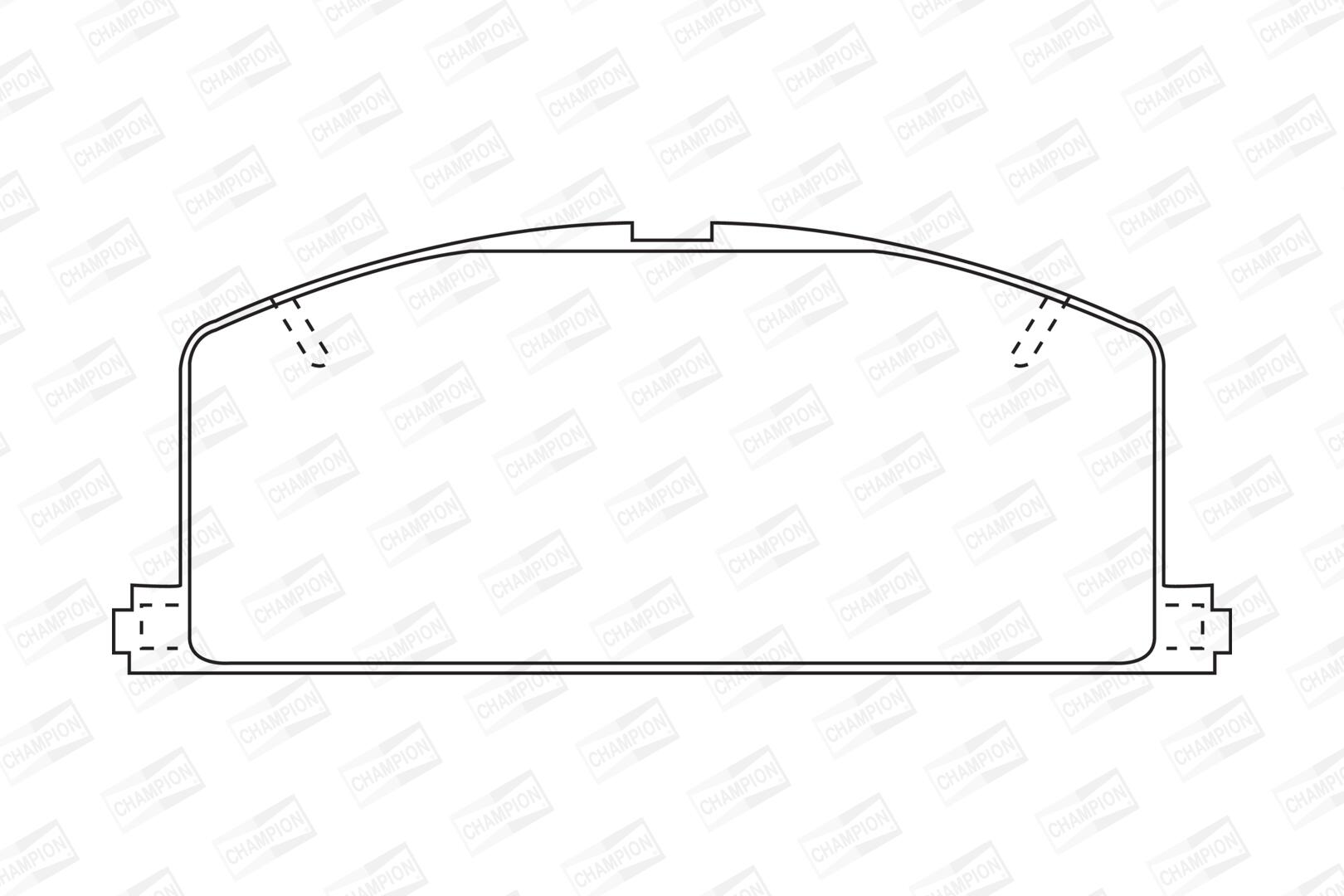 Pastiglie freno CHAMPION 572255CH
