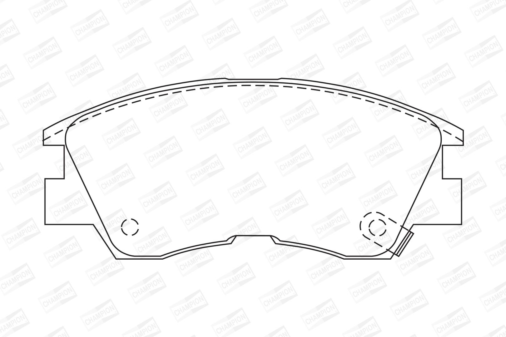 Pastiglie freno CHAMPION 572281CH