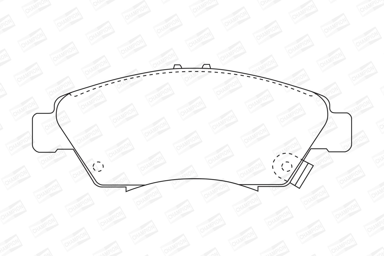 Pastiglie freno CHAMPION 572340CH
