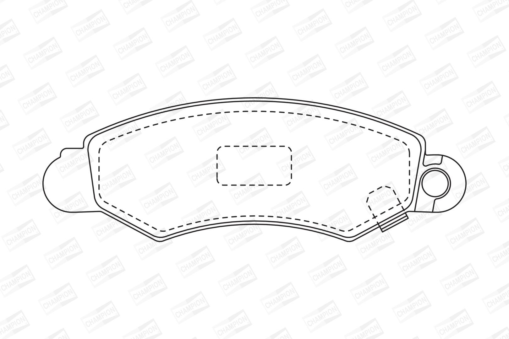 Pastiglie freno CHAMPION 572418CH
