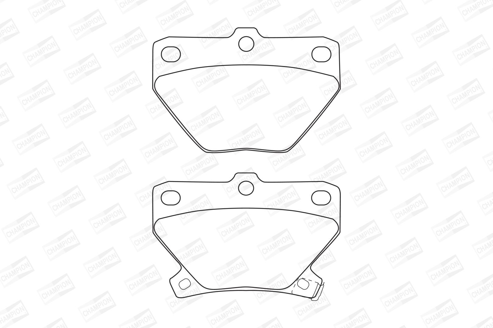 Pastiglie freno CHAMPION 572450CH