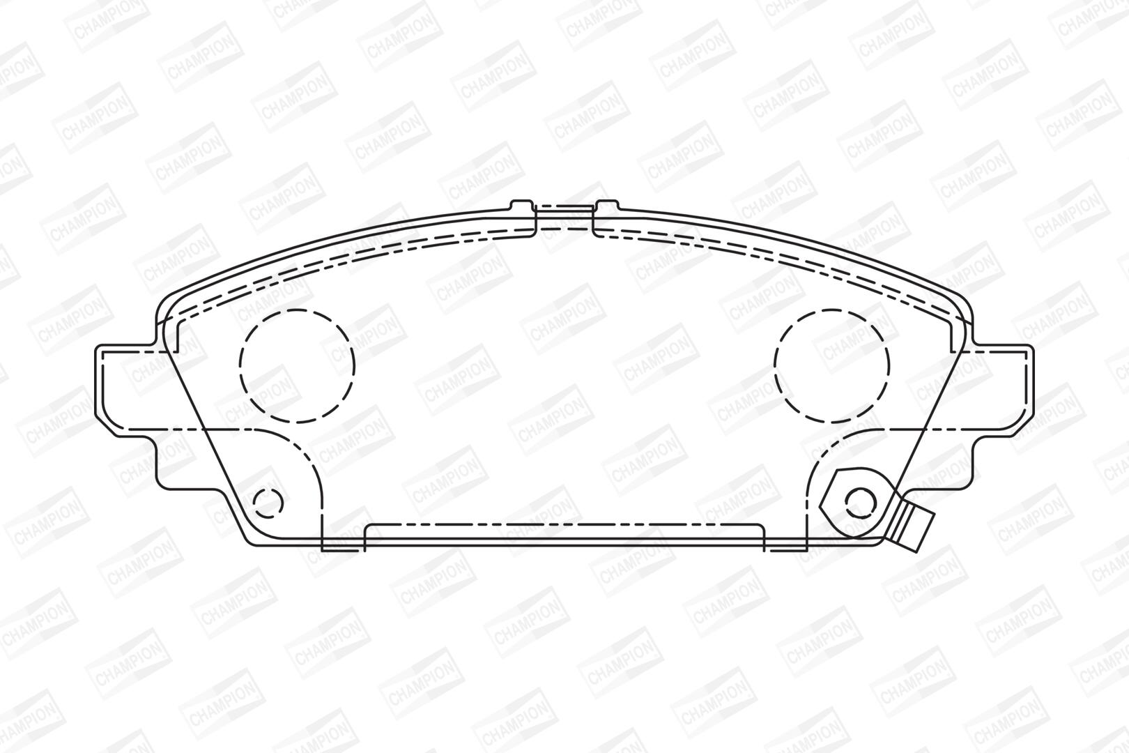 Pastiglie freno CHAMPION 572464CH