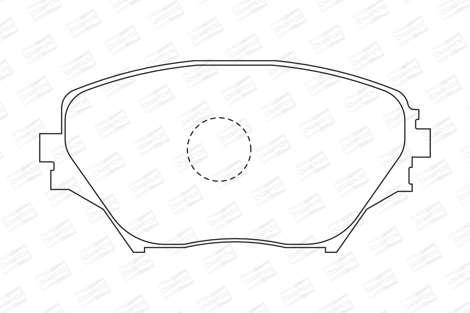 Pastiglie freno CHAMPION 572487CH