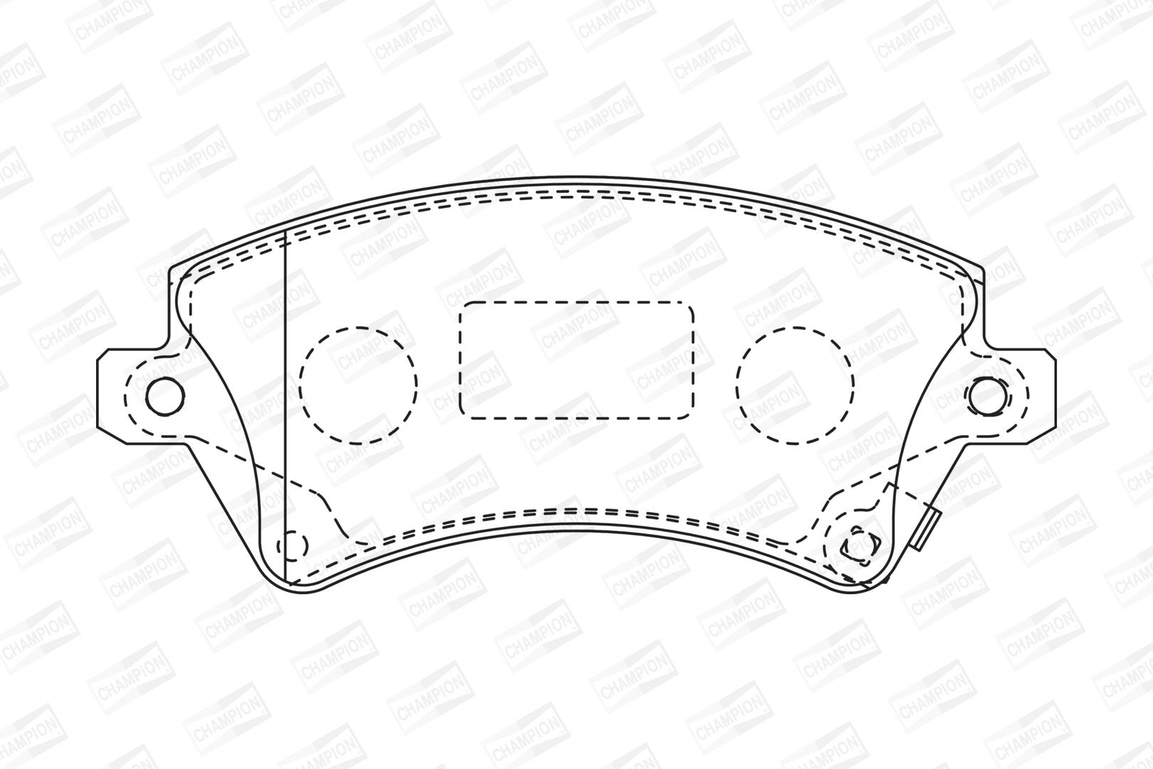 Pastiglie freno CHAMPION 572491CH