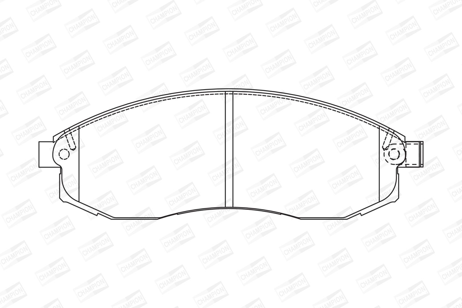 Pastiglie freno CHAMPION 572495CH