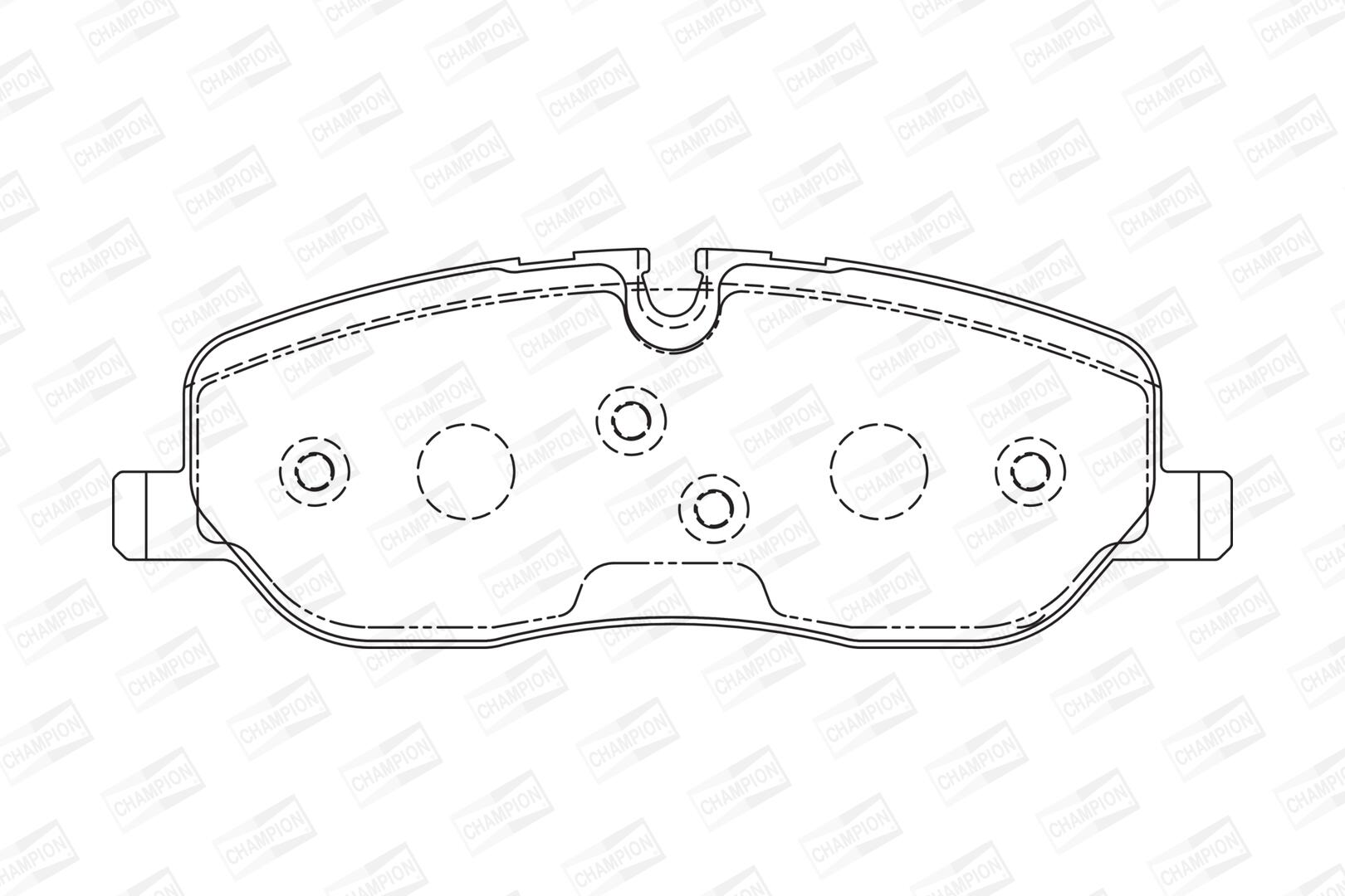 Pastiglie freno CHAMPION 572521CH