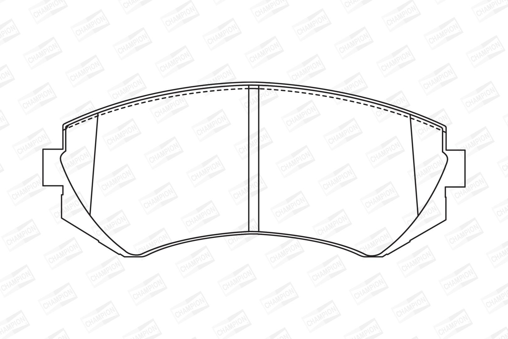 Pastiglie freno CHAMPION 572541CH