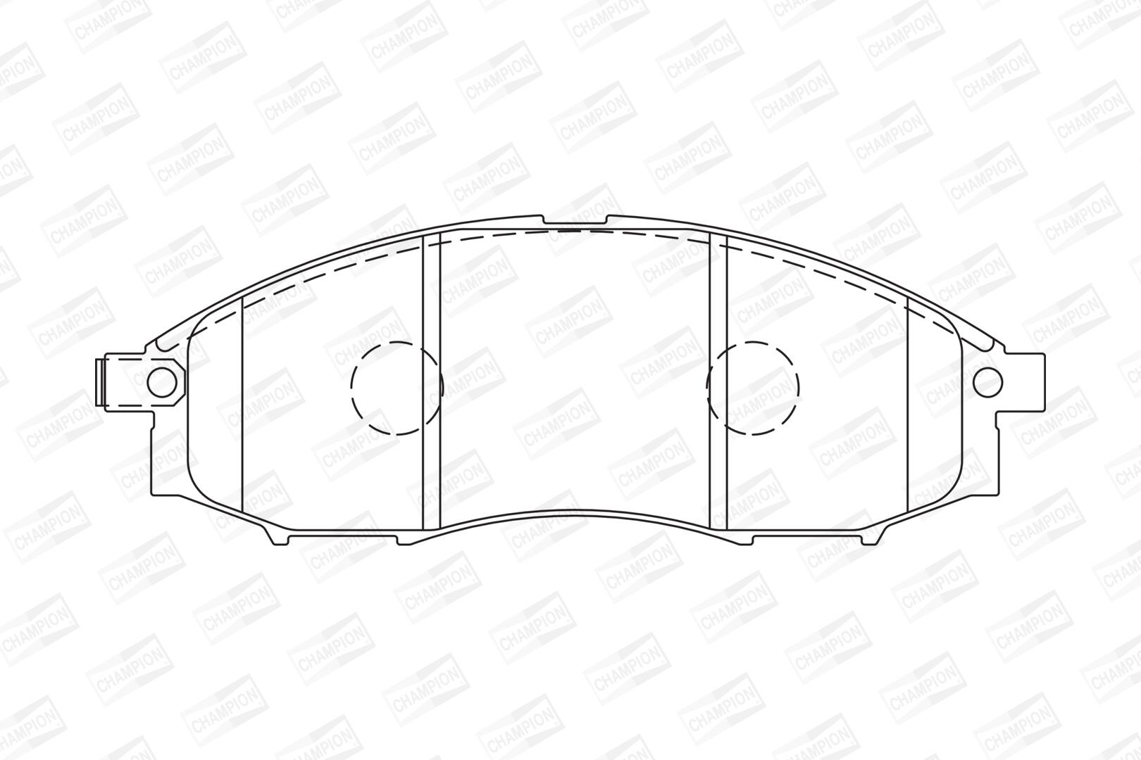 Pastiglie freno CHAMPION 572551CH