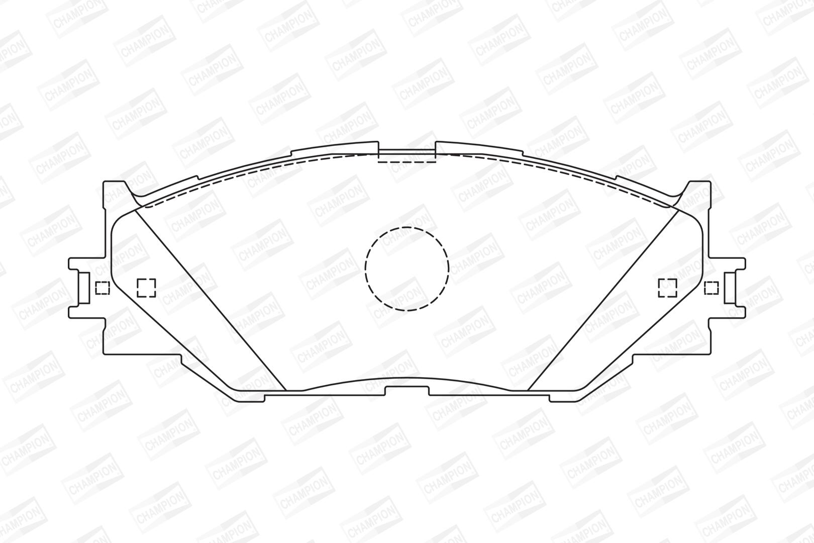 Pastiglie freno CHAMPION 572620CH