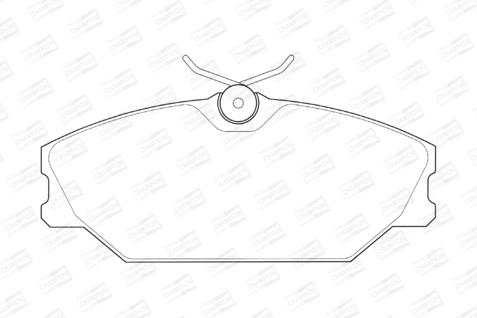 Pastiglie freno CHAMPION 573008CH