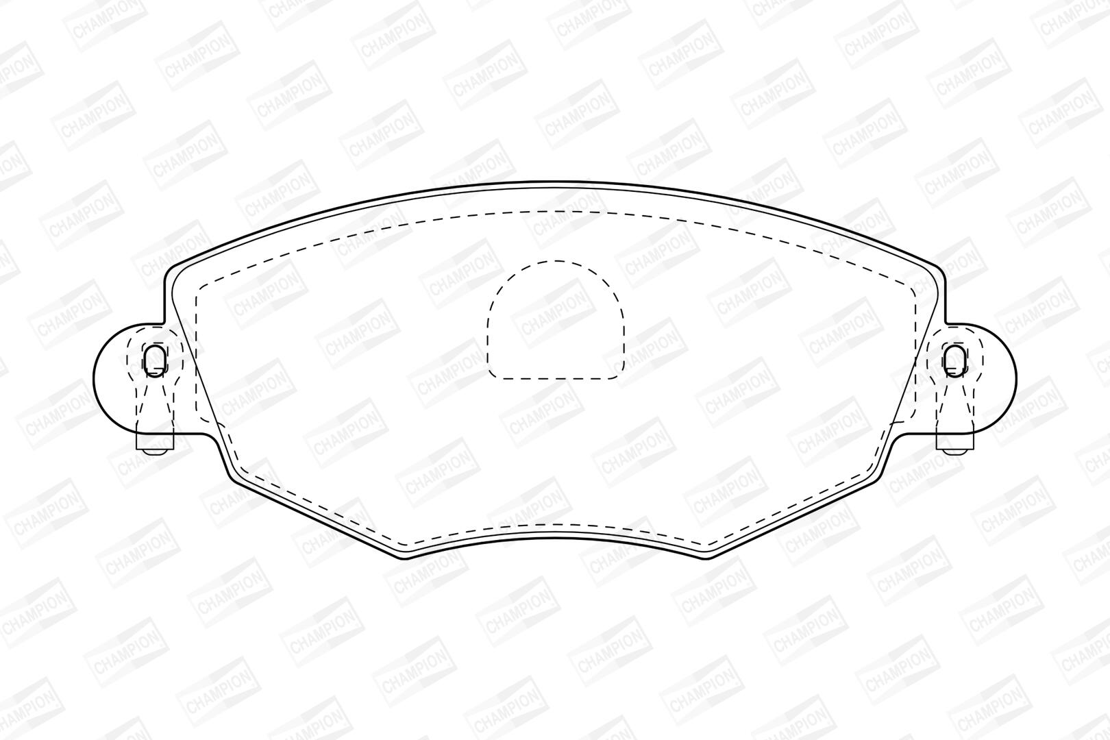 Pastiglie freno CHAMPION 573013CH