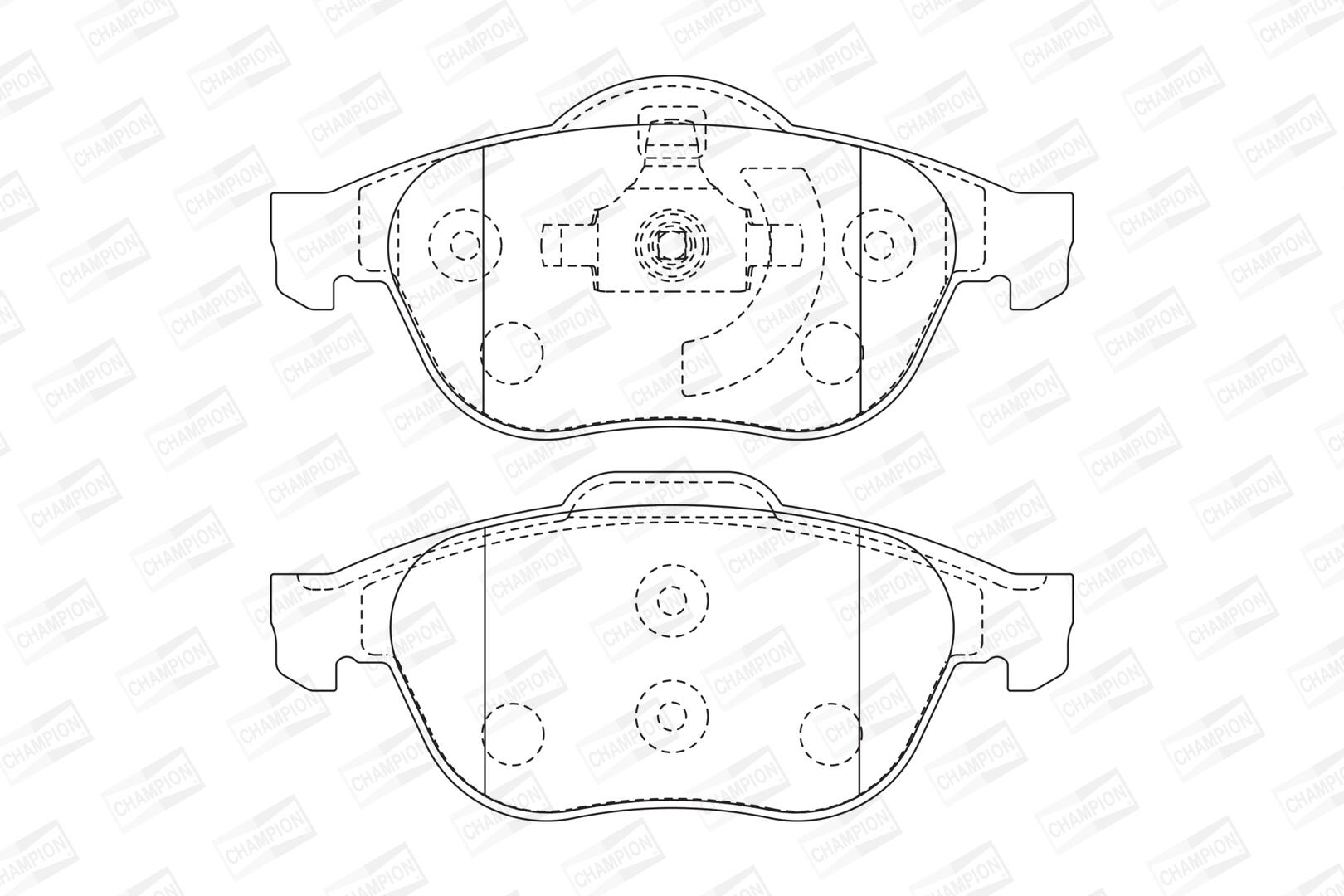 Pastiglie freno CHAMPION 573025CH