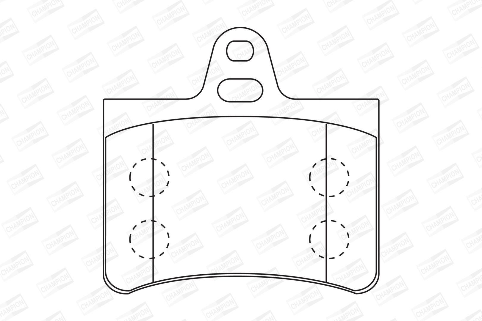 Pastiglie freno CHAMPION 573028CH
