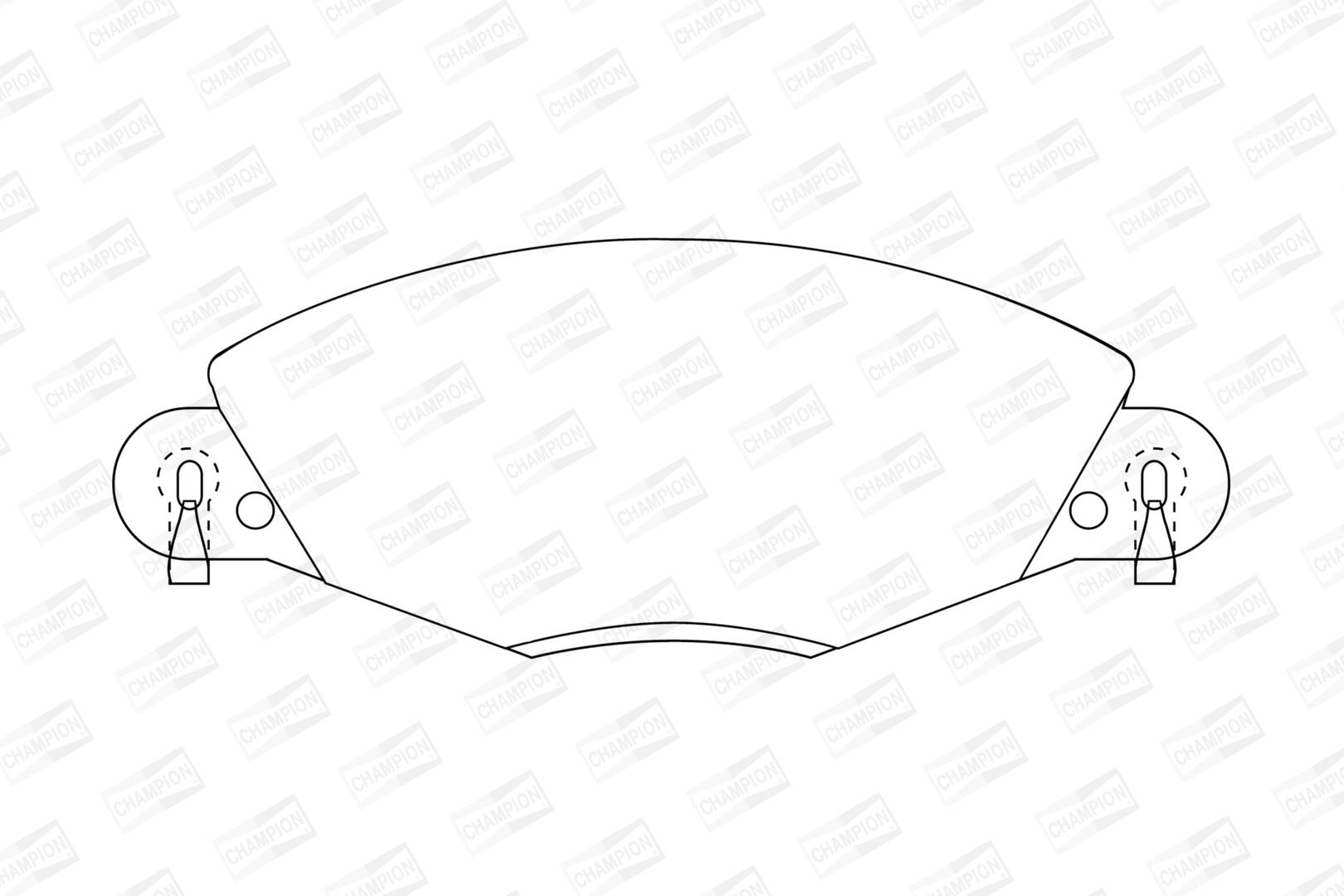 Pastiglie freno CHAMPION 573029CH