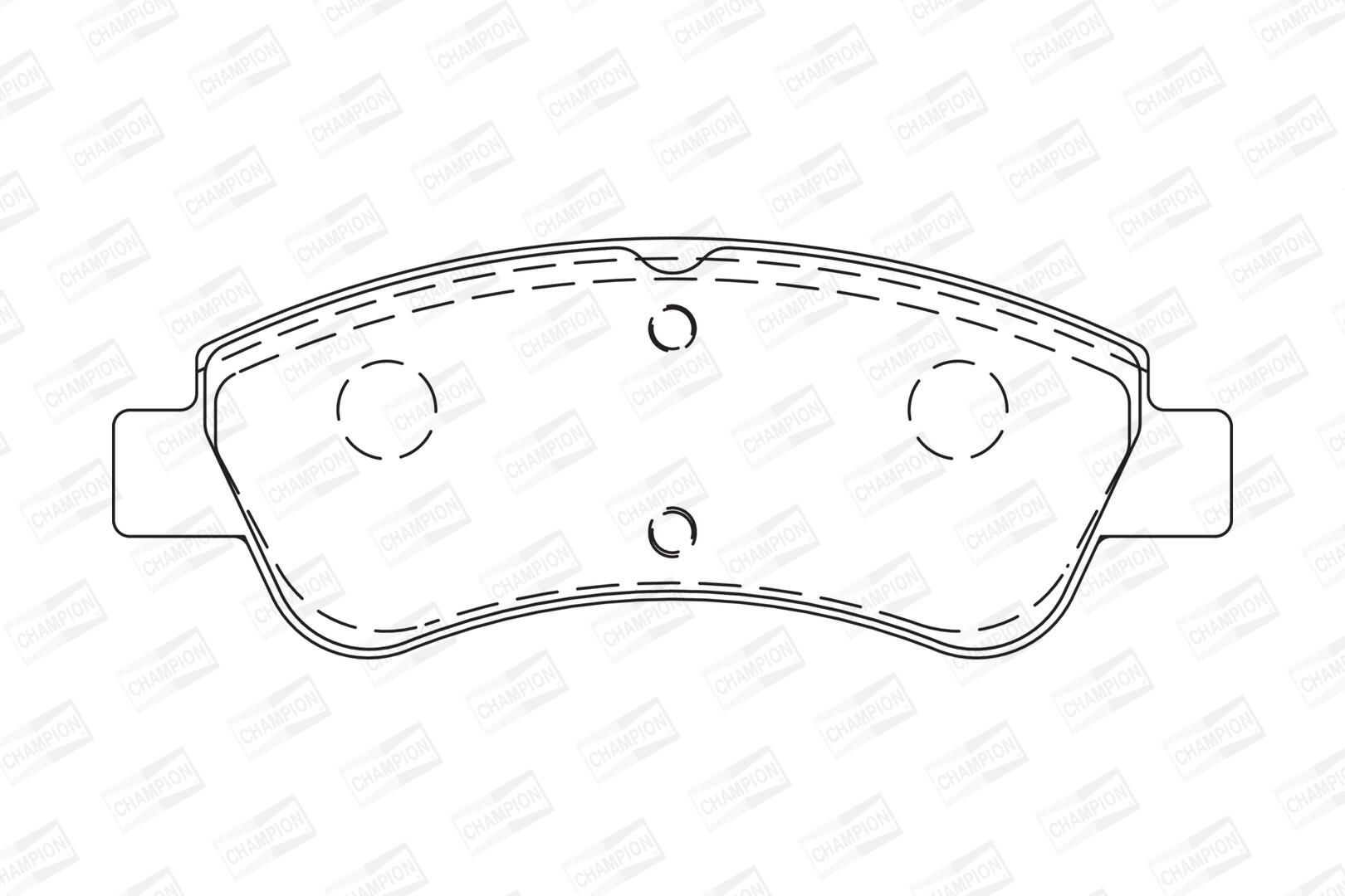 Pastiglie freno CHAMPION 573030CH