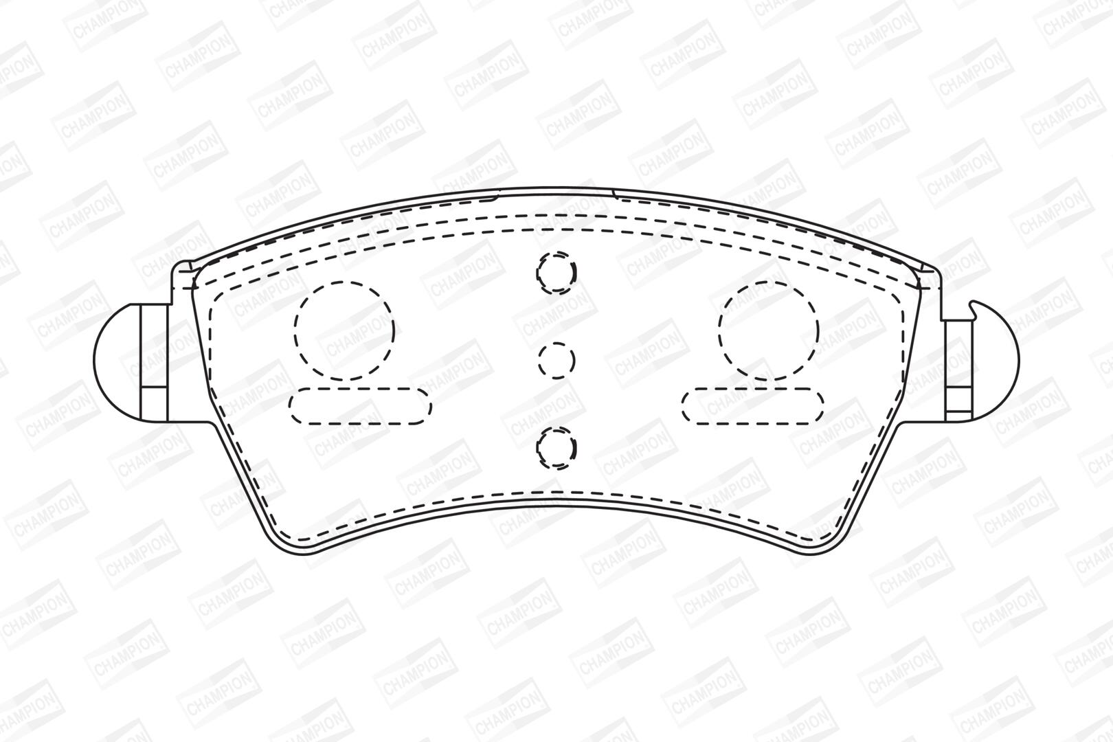 Pastiglie freno CHAMPION 573036CH