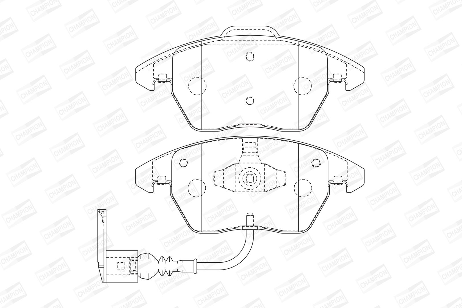 Pastiglie freno CHAMPION 573128CH