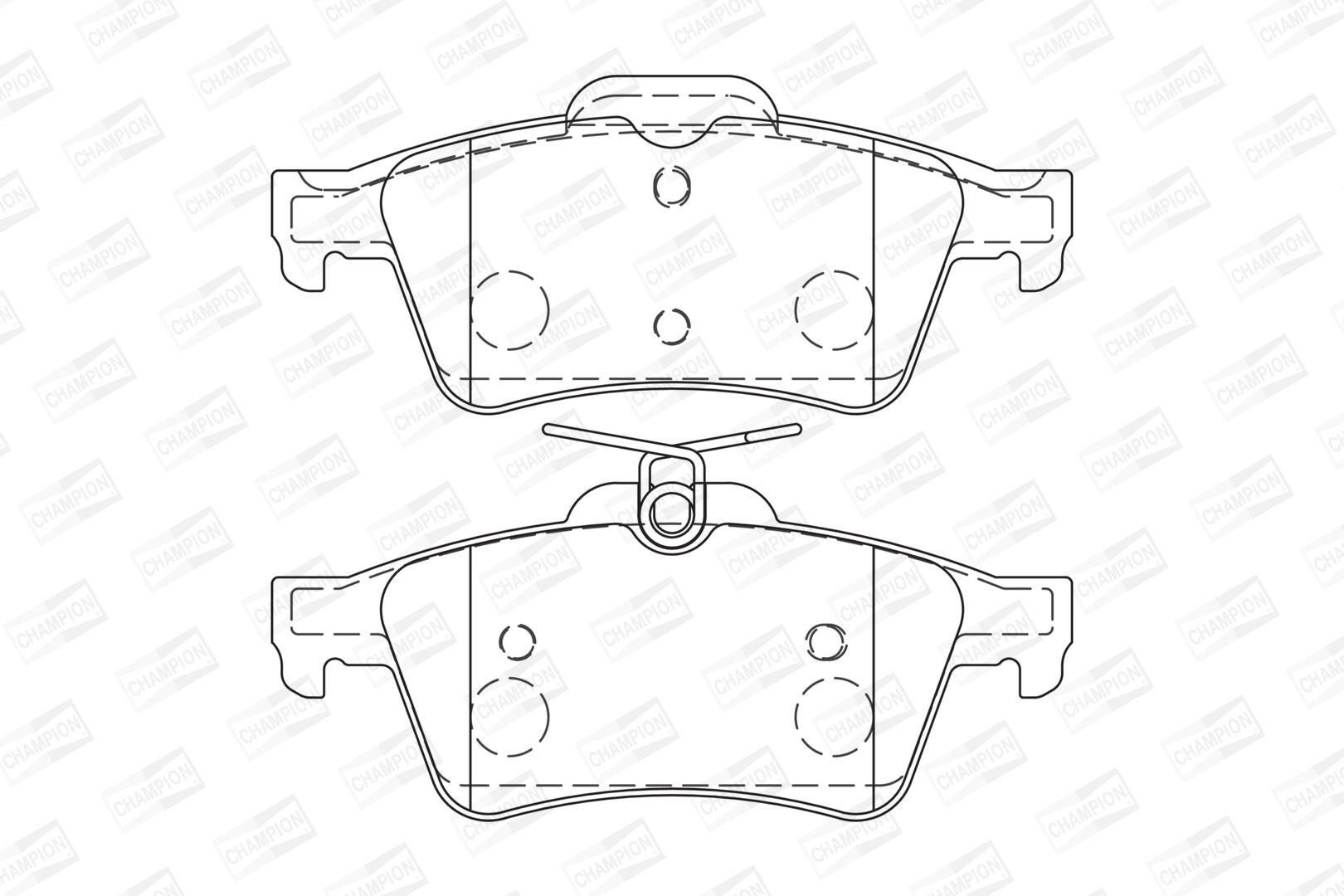 Pastiglie freno CHAMPION 573186CH
