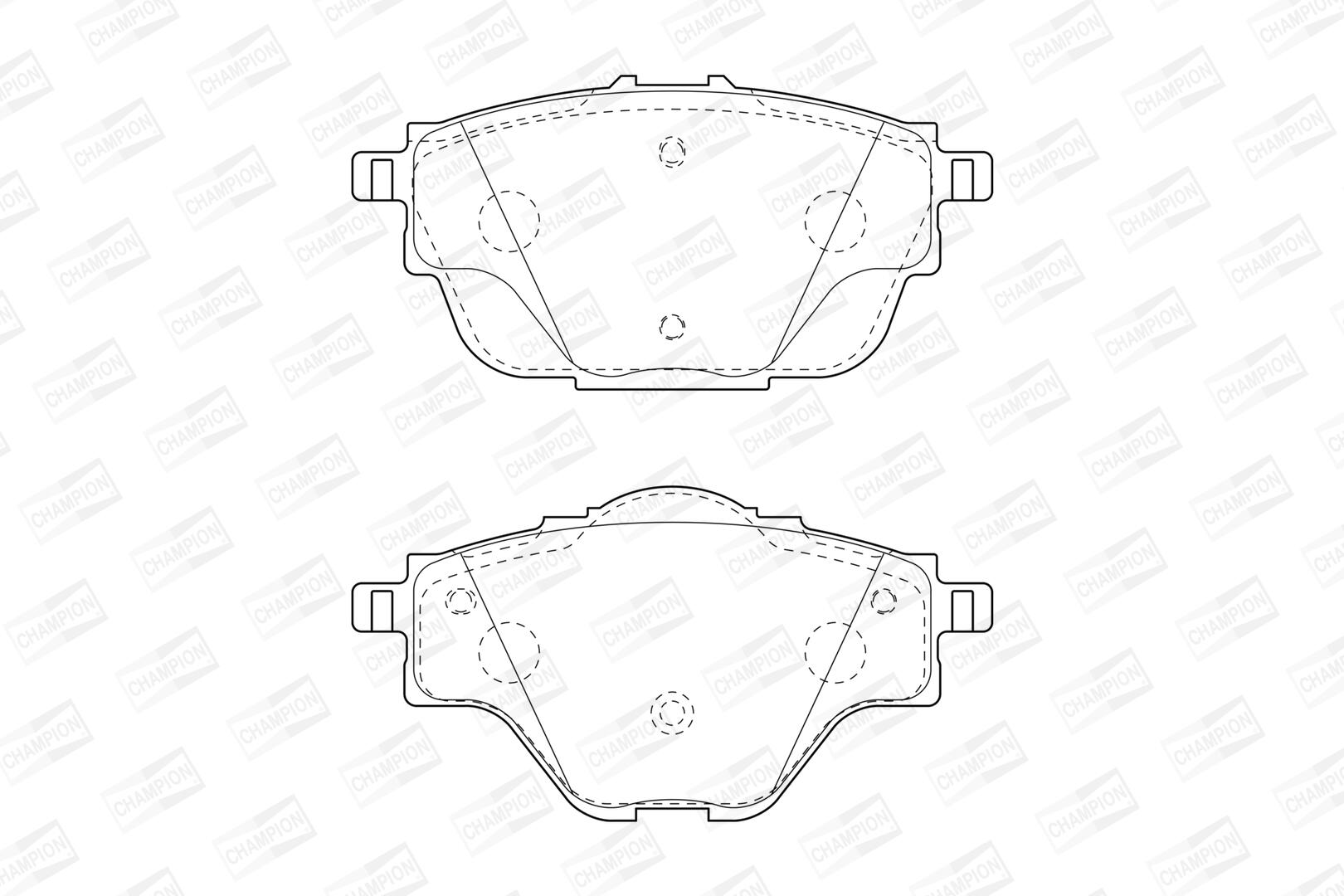 Pastiglie freno CHAMPION 573622CH