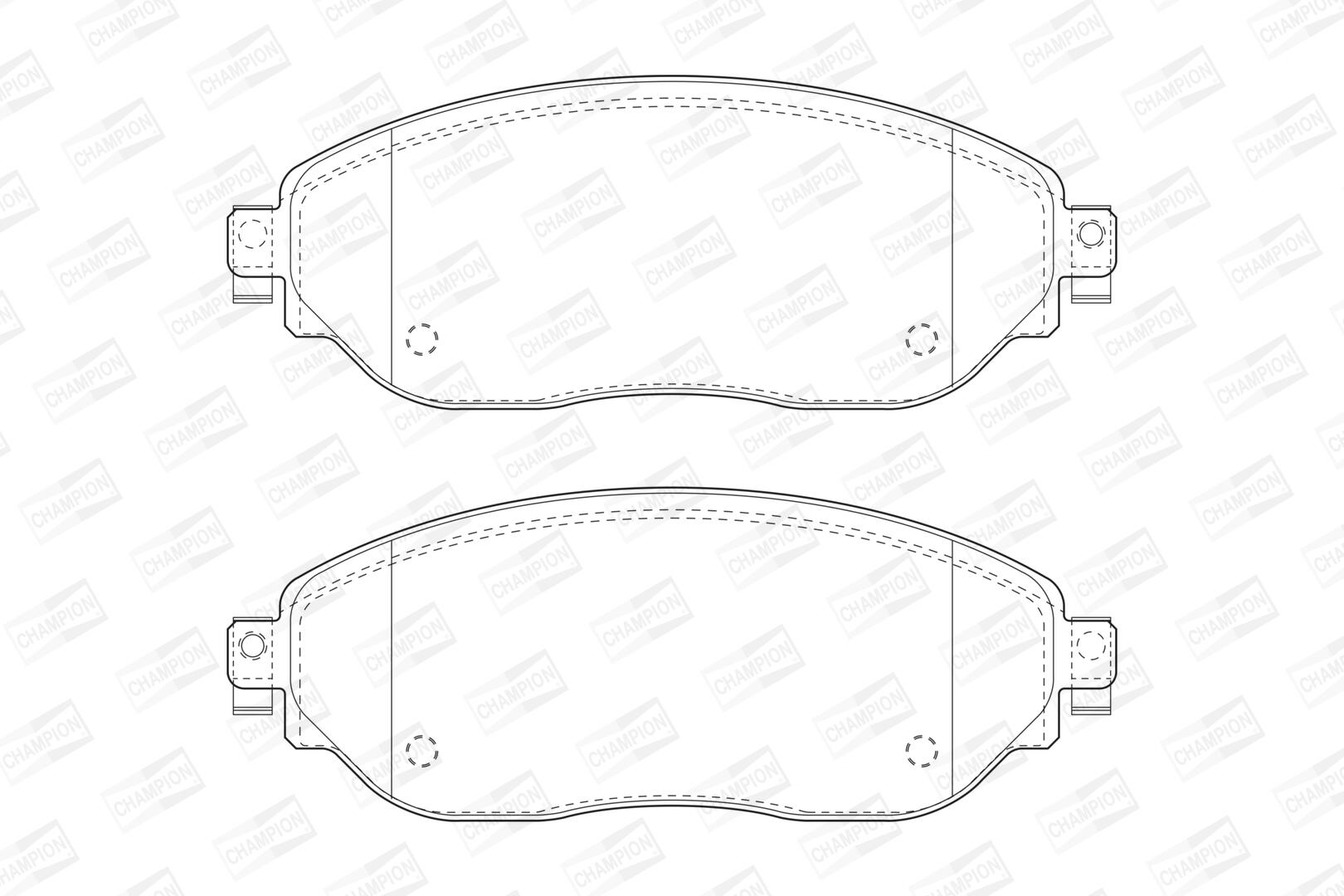 Pastiglie freno CHAMPION 573656CH