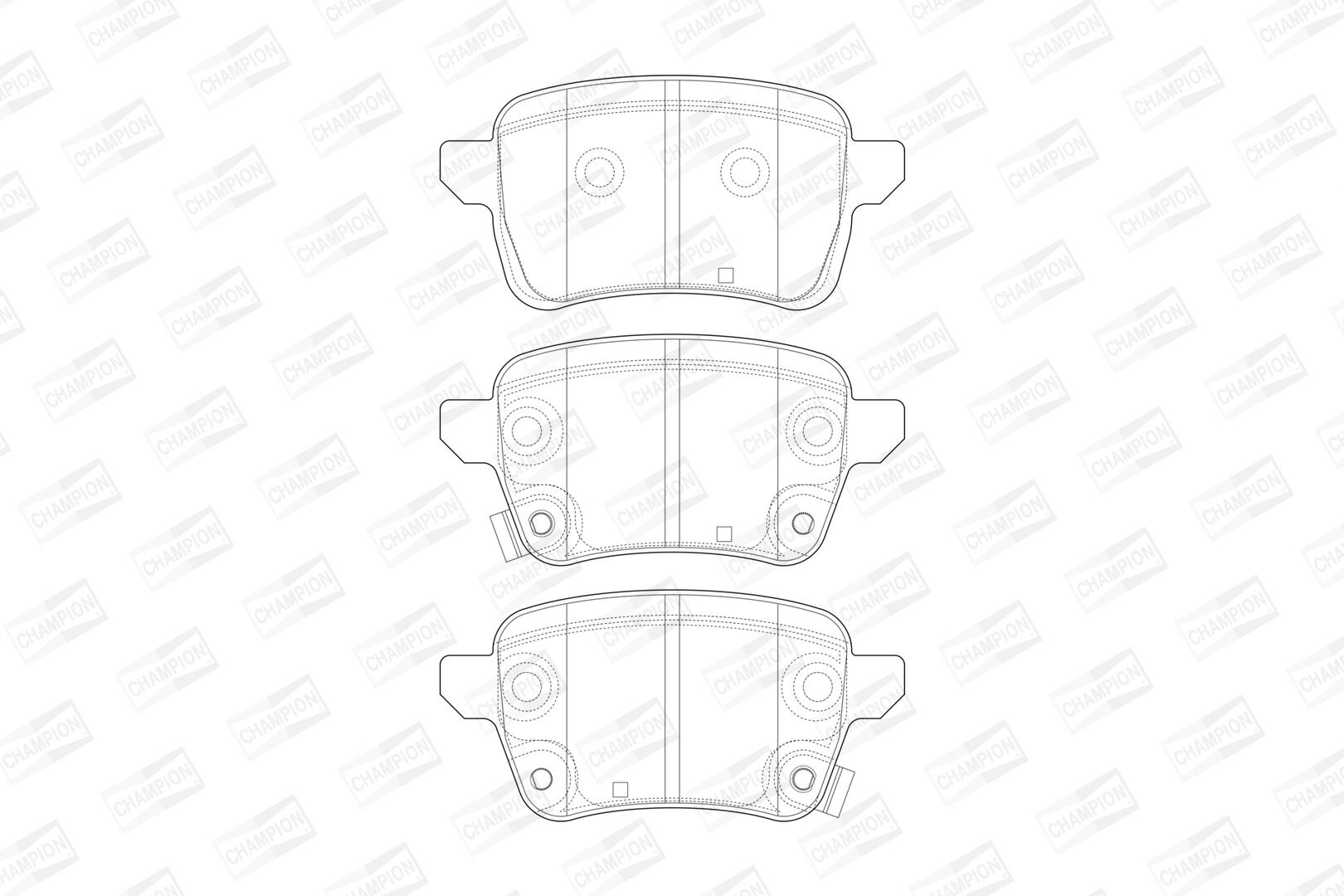Pastiglie freno CHAMPION 573689CH