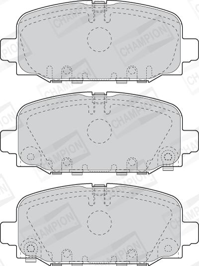 Pastiglie freno CHAMPION 573824CH
