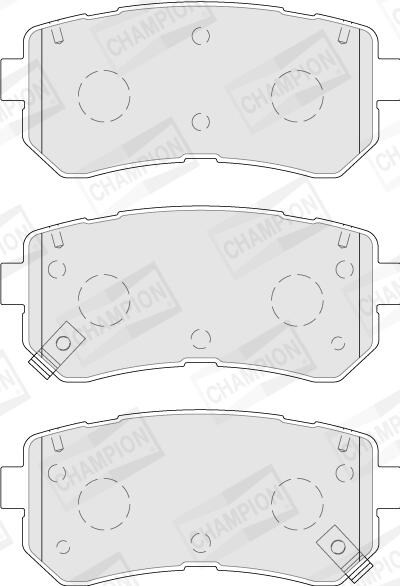 Pastiglie freno CHAMPION 573830CH