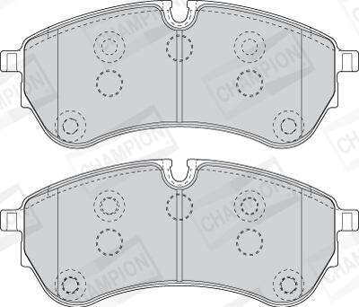 Pastiglie freno CHAMPION 573831CH
