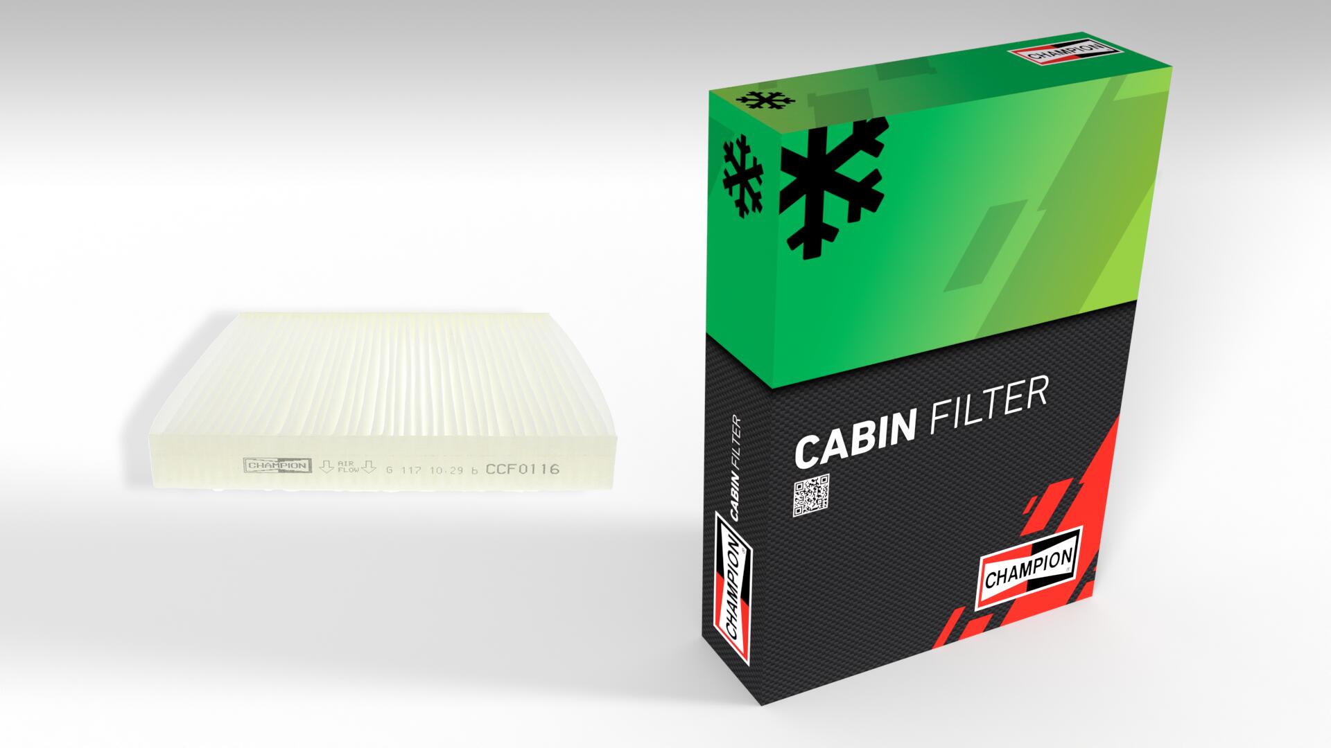 Filtro abitacolo CHAMPION CCF0116