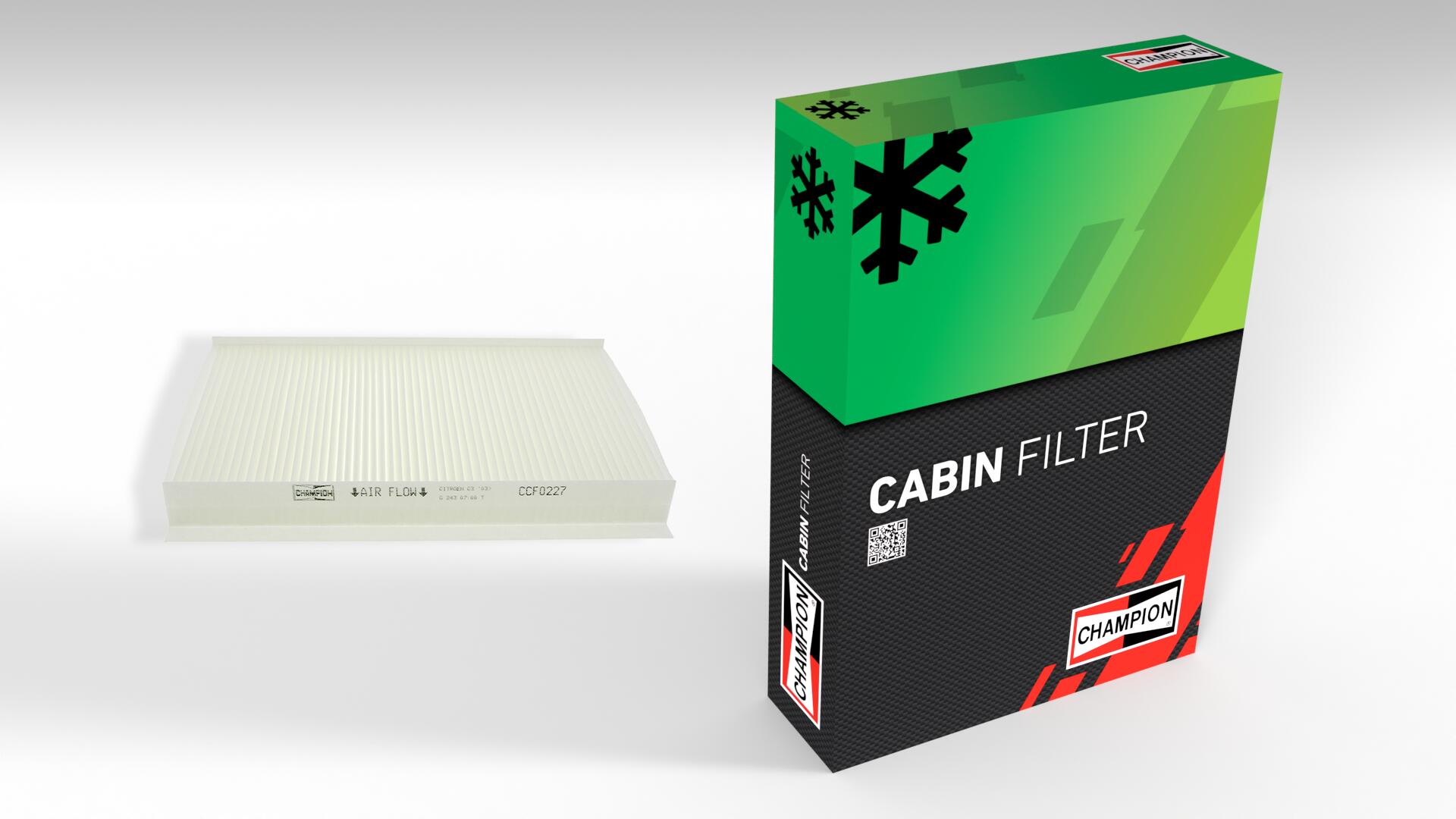 Filtro abitacolo CHAMPION CCF0227