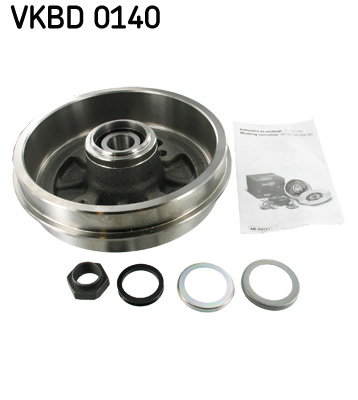 Kit ruote con tamburodisco freno integrato