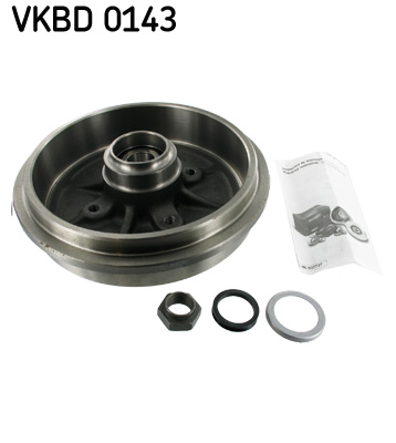 Kit ruote con tamburodisco freno integrato