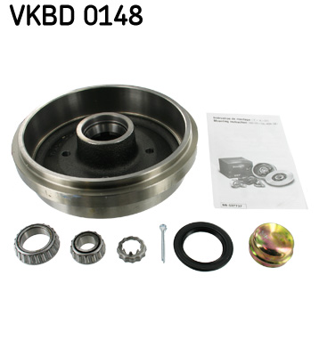 Kit ruote con tamburodisco freno integrato