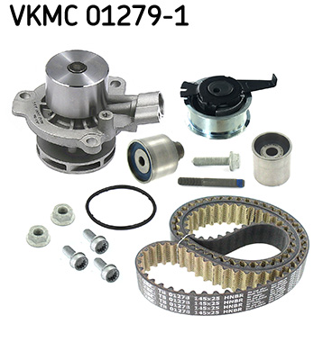 POMPA ACQUA KIT CINGHIE DENTATE