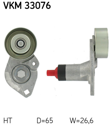 KIT TENDICINGHIA PEUGEOT 407 Coupe (6C_) 3.0 V6 Cinghia per alternatore 38626 40032