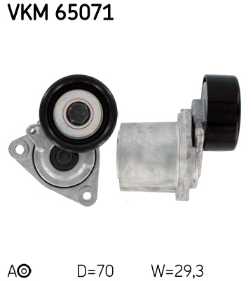KIT TENDICINGHIA KIA CARENS II (FJ) 2.0 CRDi D4EA Belt for alternator