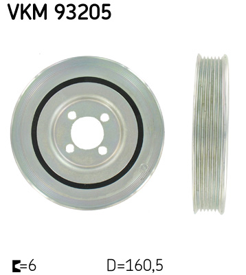 SKF PULEGGIA FI.N.PANDA JTD.N.PUNTO JTD.LA.Y.500