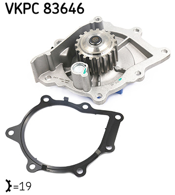 KIT POMPE ACQUA PEUGEOT 607 (9D, 9U) 2.2 HDi DW12BTED4
