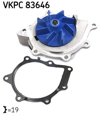 KIT POMPE ACQUA PEUGEOT 607 (9D, 9U) 2.2 HDi DW12BTED4
