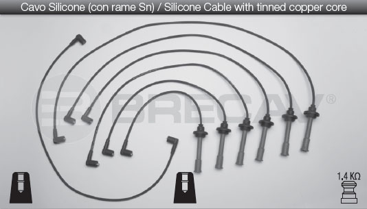 BRECAV CAVI CANDELE ALFA ROMEO