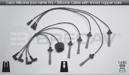 BRECAV CAVI CANDELE ALFA ROMEO